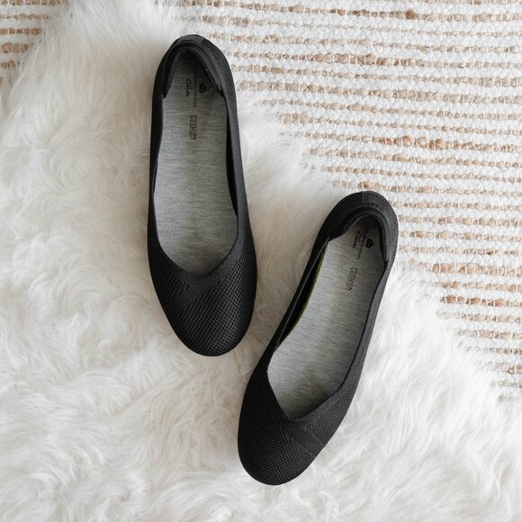 Clarks Cloudsteppers Carly Wish Flats Women’s Size 8.5 Black Comfort Slip-Ons - Picture 2 of 7